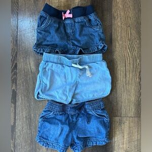 Girls Jean Short Bundle 4T